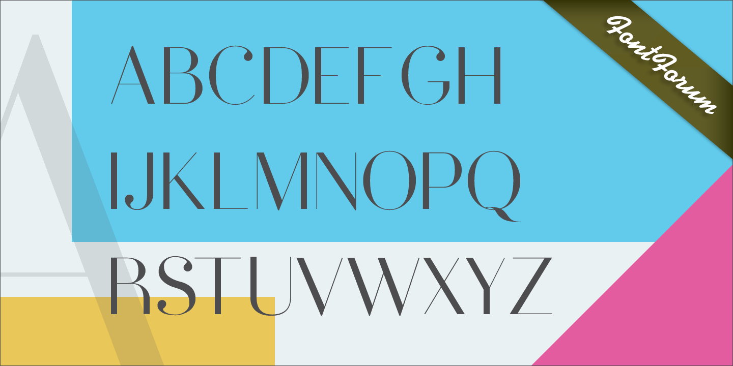 Monceau Regular Font preview